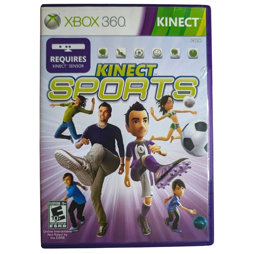 Kinect Sports Microsoft Xbox 360 Game Motion Control Rare Bowling Soccer
